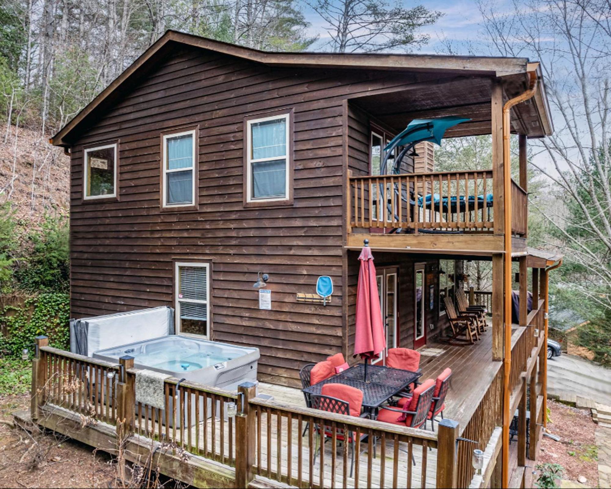 Amazing Creek View Cabin W/ Hot Tub, Firepit & Pool Table Елліджей Екстер'єр фото