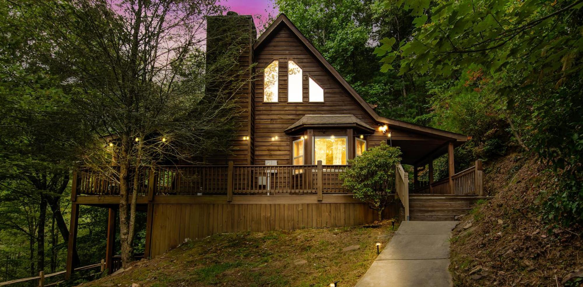 Amazing Creek View Cabin W/ Hot Tub, Firepit & Pool Table Елліджей Екстер'єр фото