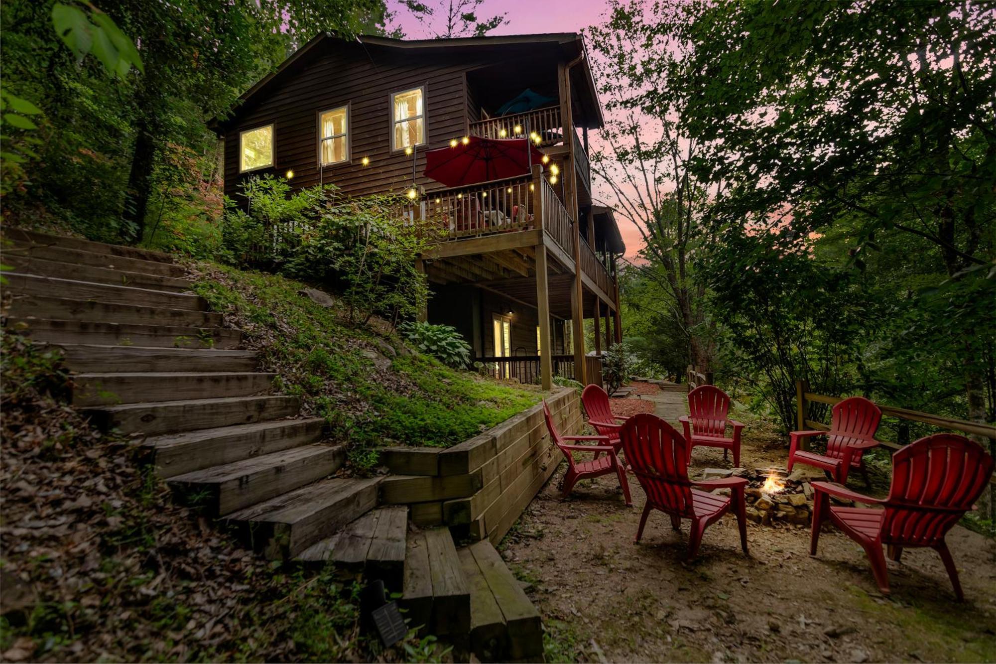 Amazing Creek View Cabin W/ Hot Tub, Firepit & Pool Table Елліджей Екстер'єр фото