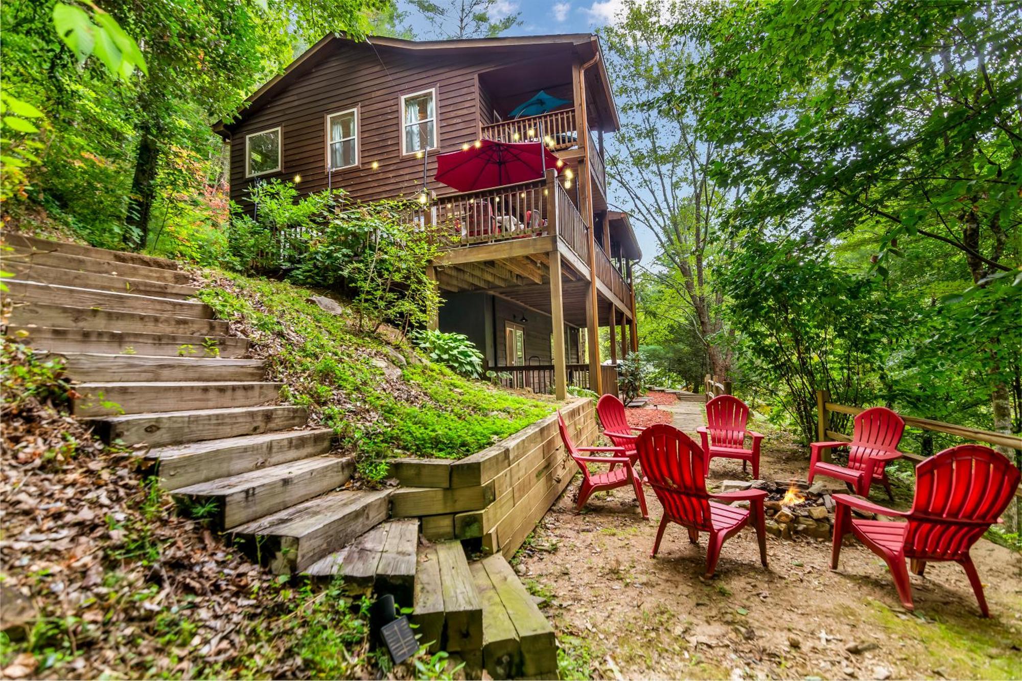 Amazing Creek View Cabin W/ Hot Tub, Firepit & Pool Table Елліджей Екстер'єр фото