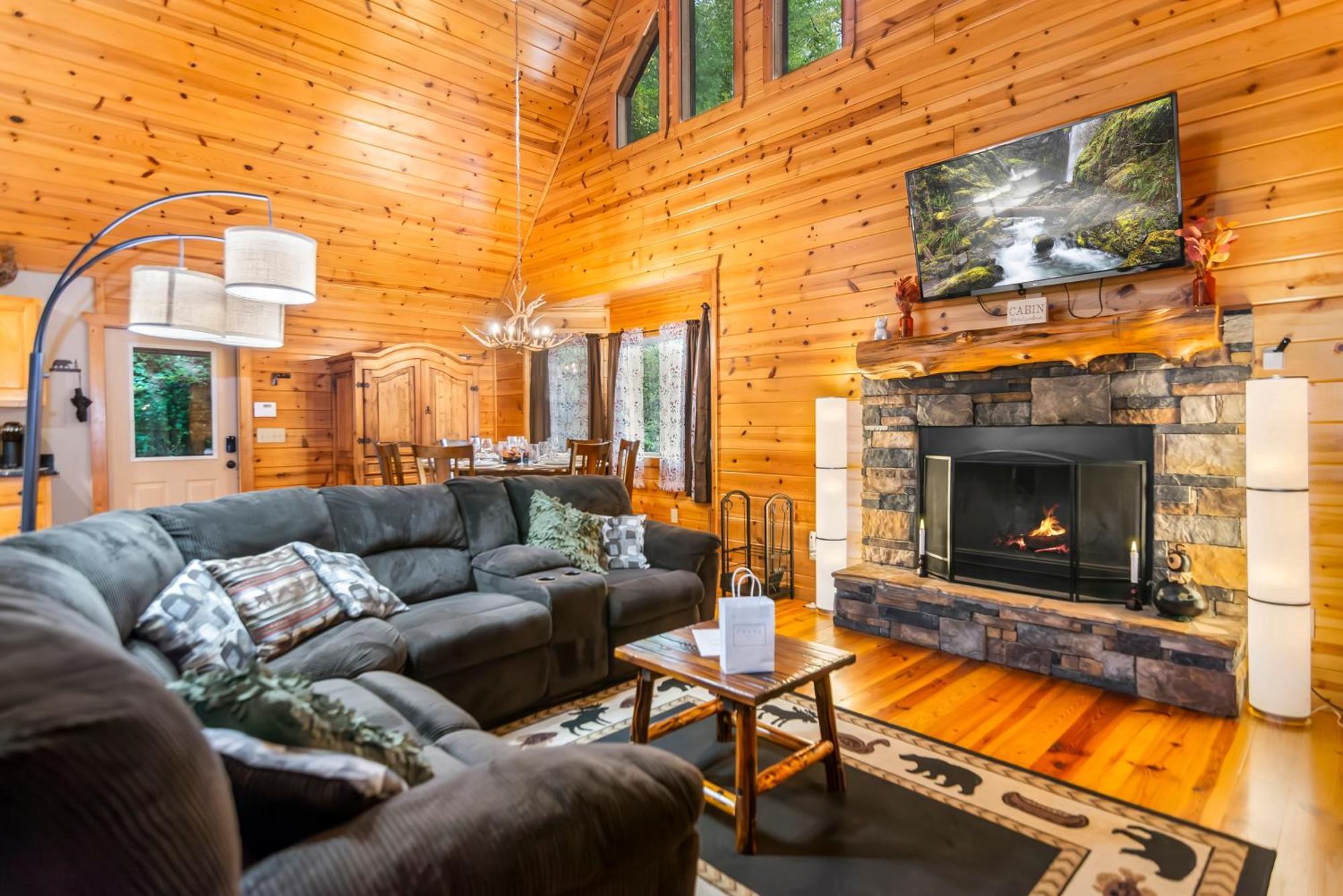Amazing Creek View Cabin W/ Hot Tub, Firepit & Pool Table Елліджей Екстер'єр фото