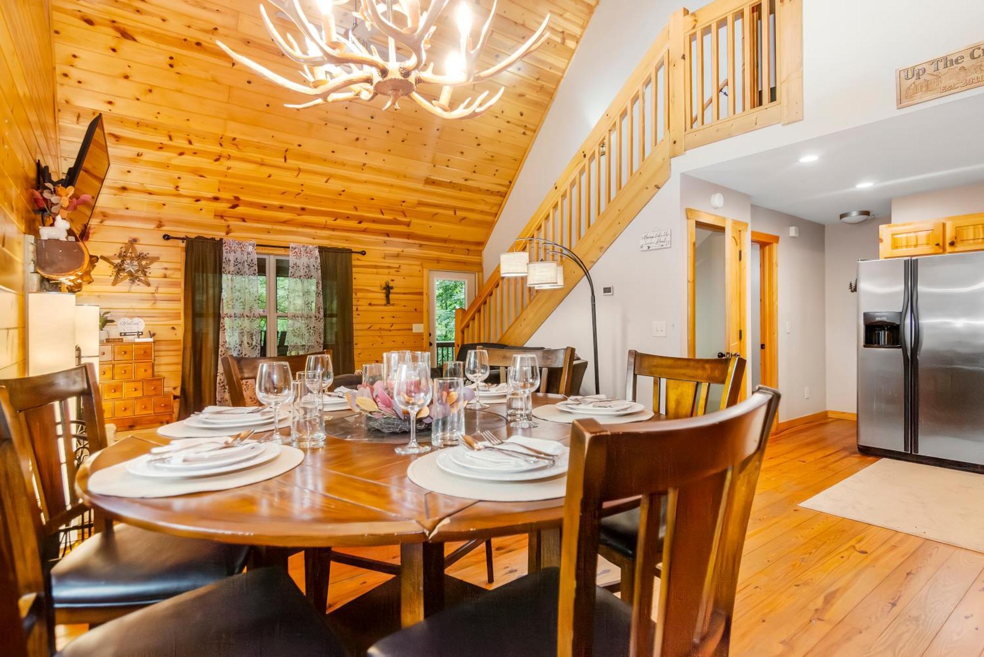 Amazing Creek View Cabin W/ Hot Tub, Firepit & Pool Table Елліджей Екстер'єр фото